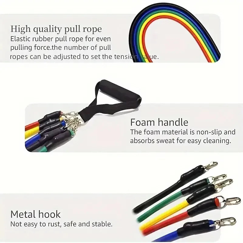 Rubber Band for Fitness Equipment Resistance Bands Elastic Band for Pulling Up Portable Body Sports
