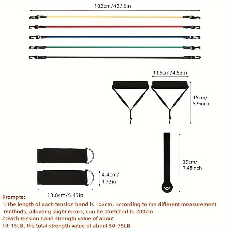 Rubber Band for Fitness Equipment Resistance Bands Elastic Band for Pulling Up Portable Body Sports