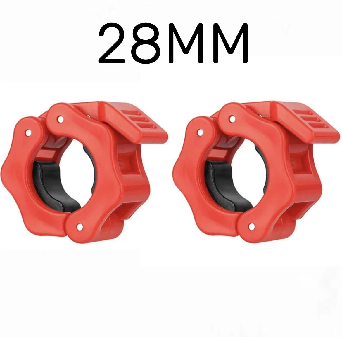 2pcs 25/28/30mm Spinlock Collars Barbell Collar Lock Clips Weight lifting Bar Gym Clamps