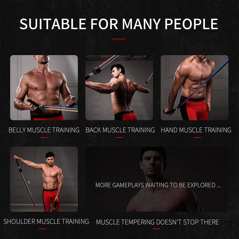 Strength Training Rope for Men Women Family Fitness Rope Small Fitness Equipment Pull Rope