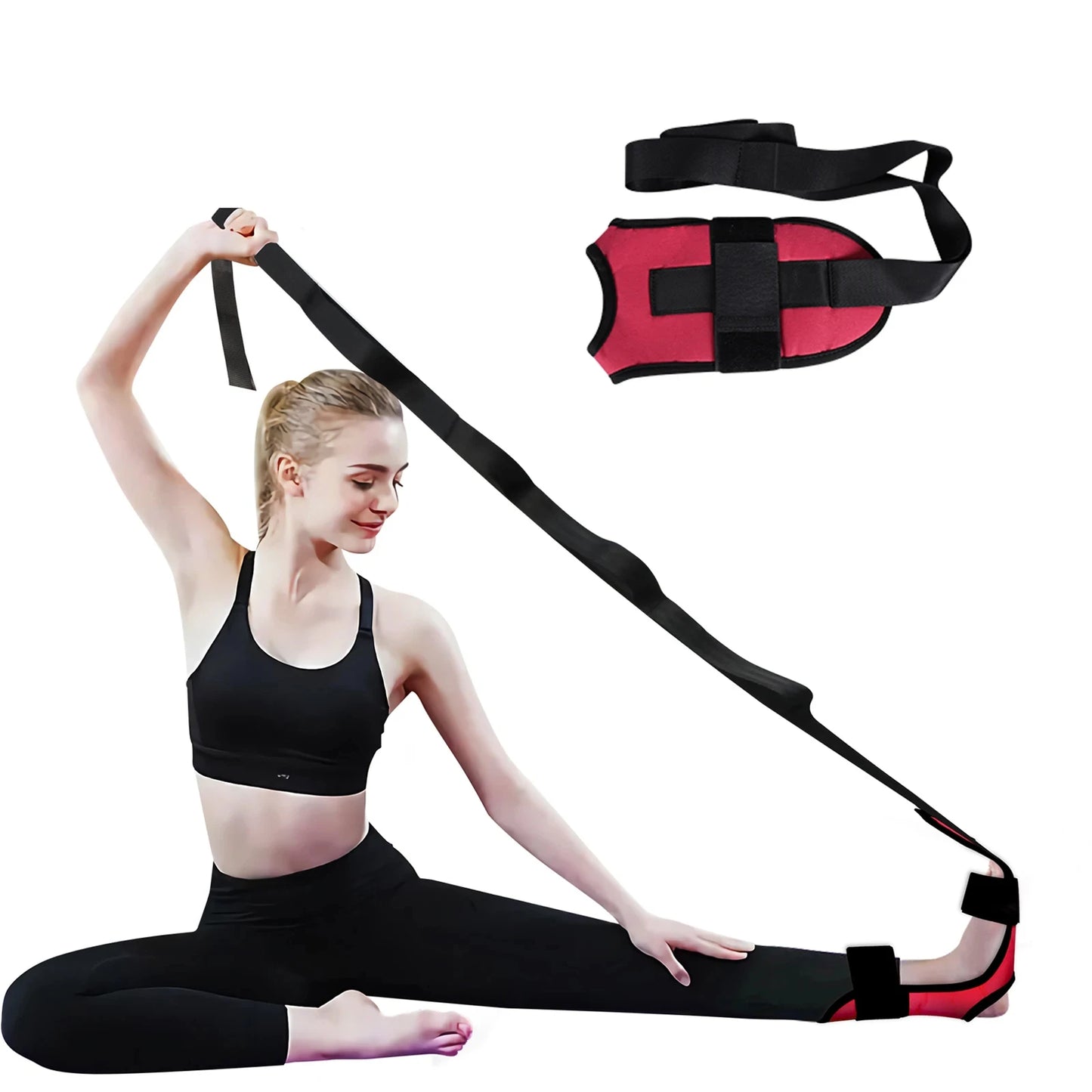 Fascia Stretcher Finally Flexible Again Yoga Strap Belt Foot Stretching Band Stroke Hemiplegia
