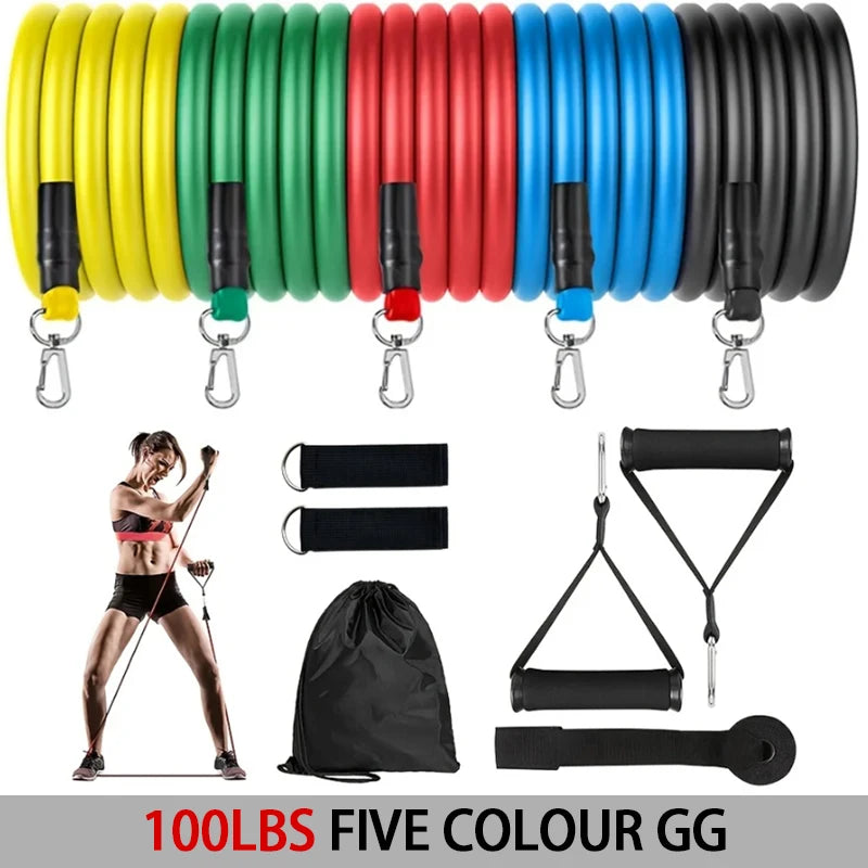Rubber Band for Fitness Equipment Resistance Bands Elastic Band for Pulling Up Portable Body Sports
