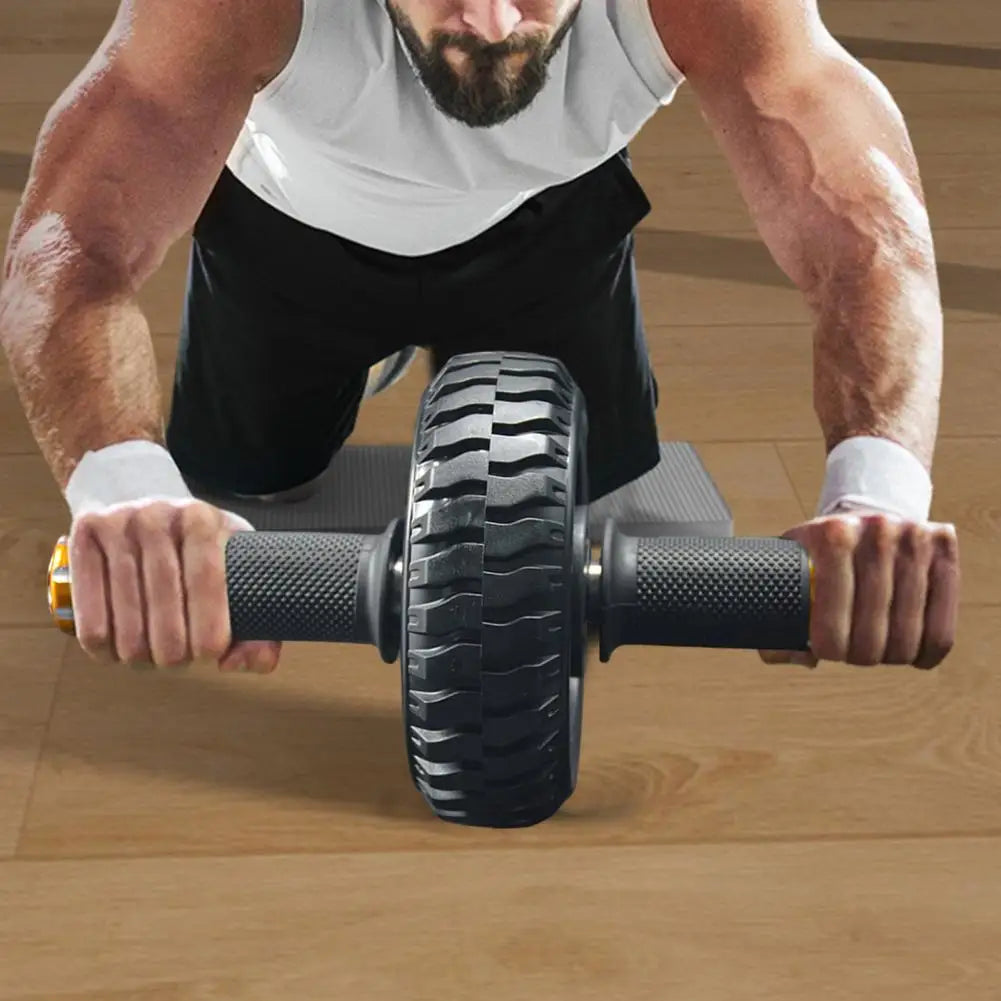 Abdominal Roller Great Rubber Ab Training Wheel Single-wheel Ab Trainer Muscle Fitness Equipment