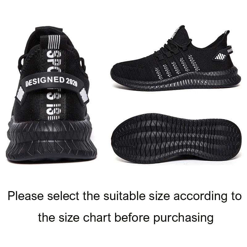 Lightweight Men's Running Shoes Outdoor Breathable Men  Anti-slip Male Sneakers