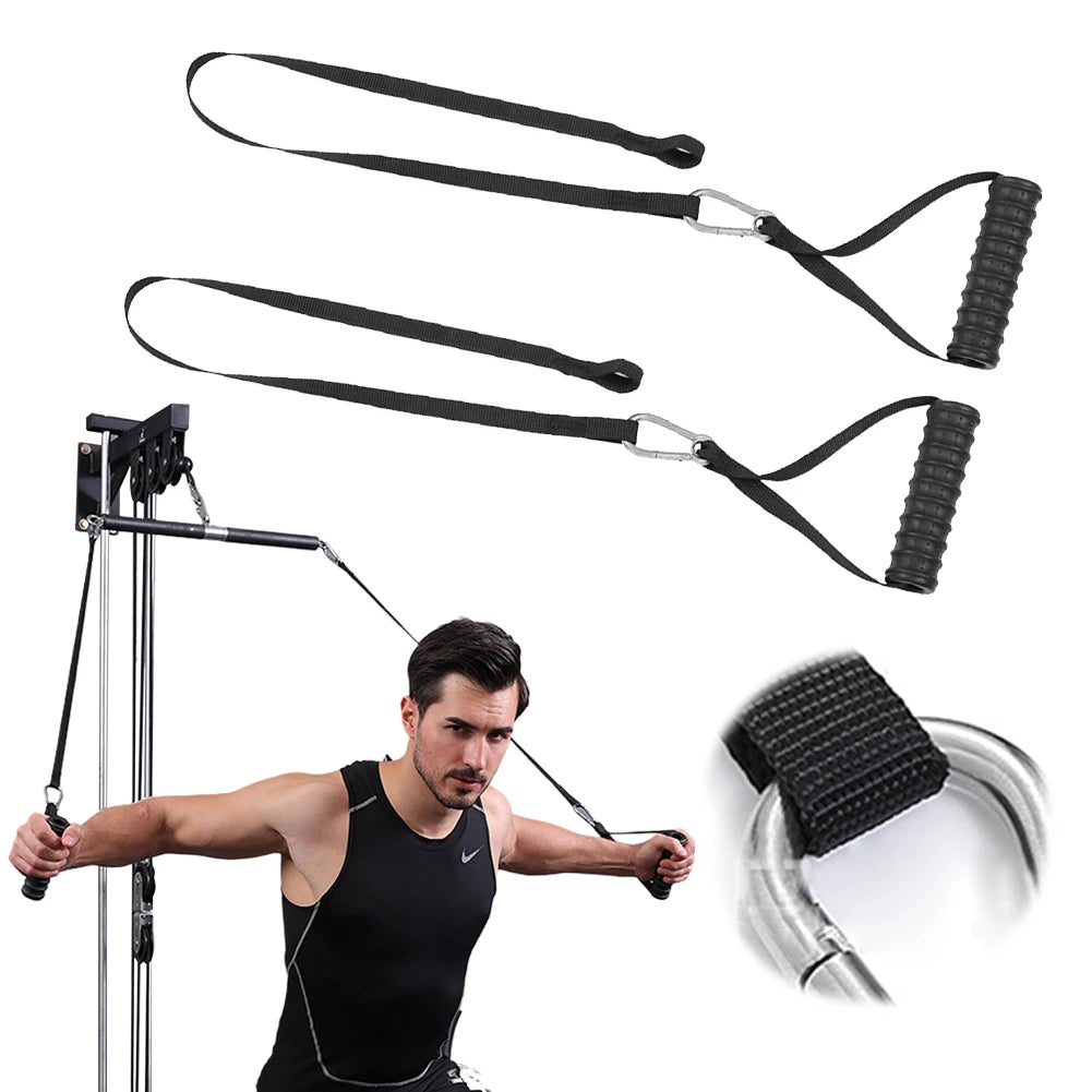 Triceps Biceps Back Blaster  Rope Straight Bar Cable Machine for Strength Training for Push Downs Crunches