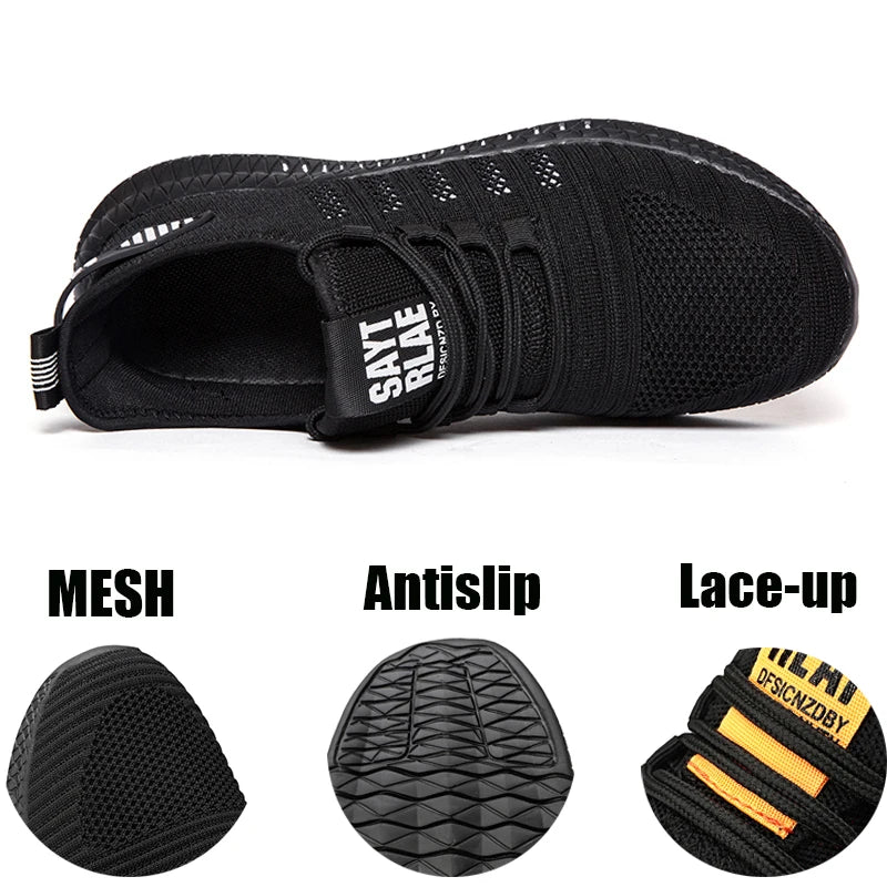 Lightweight Men's Running Shoes Outdoor Breathable Men  Anti-slip Male Sneakers