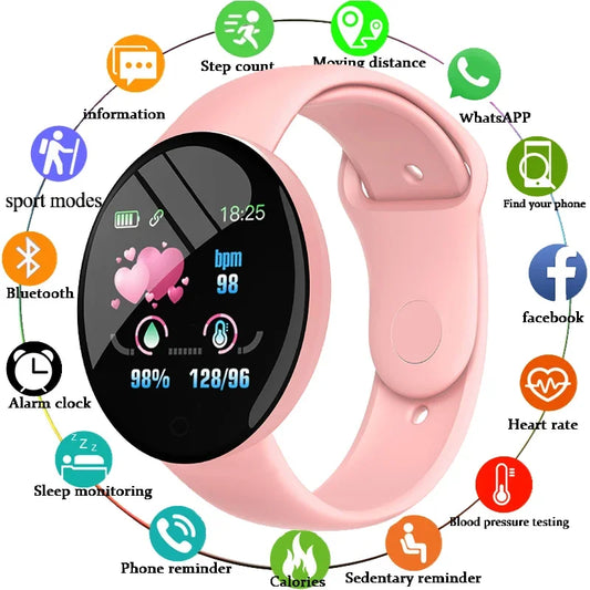 Smart Watch Men Women Bluetooth Fitness Tracker Bracelet Sport Heart Rate Blood Pressure  Smartwatch IOS Android